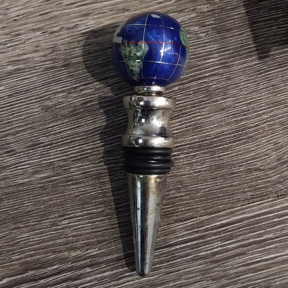 GEMSTONE GLOBE Champagne/Wine Topper - Picture 2 of 7